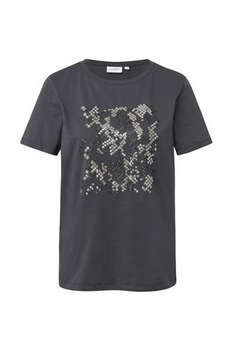 COMMA, T-Shirt 98E2_dunkelgrau
