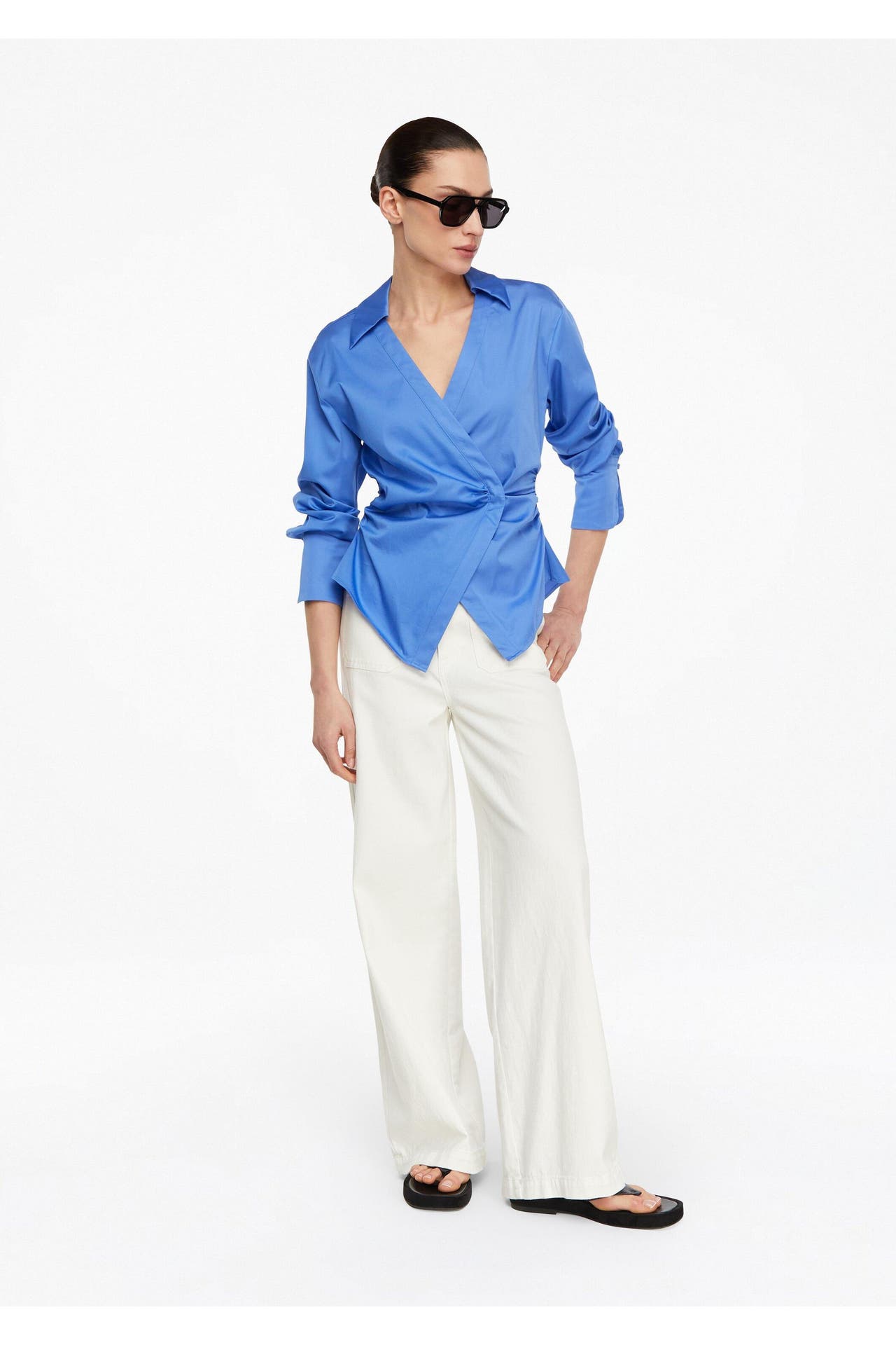 COMMA, Casual-Bluse 5444_azurblau, Bild 1