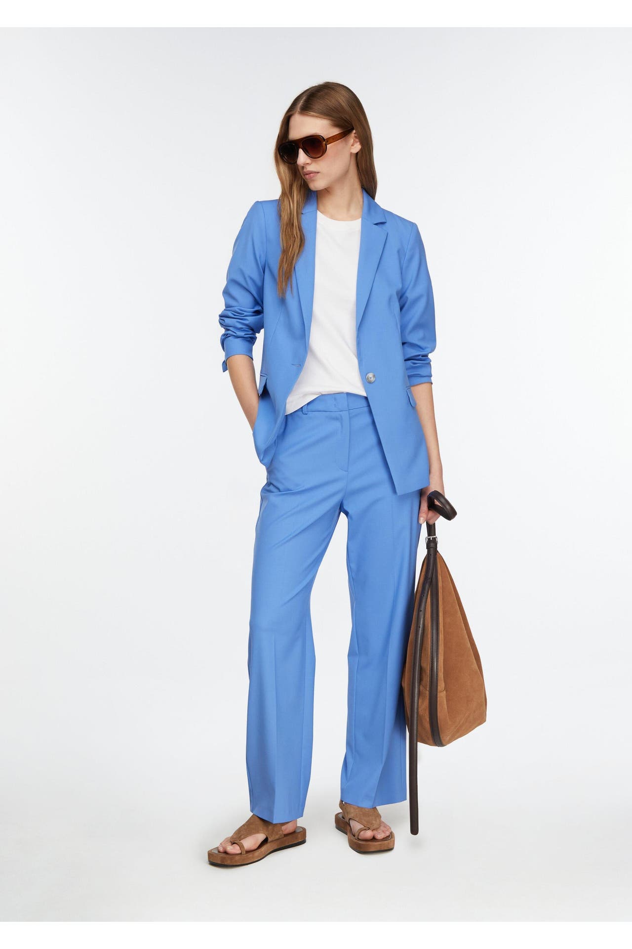COMMA, Stoffhose 5444_blau Tapered, Bild 1