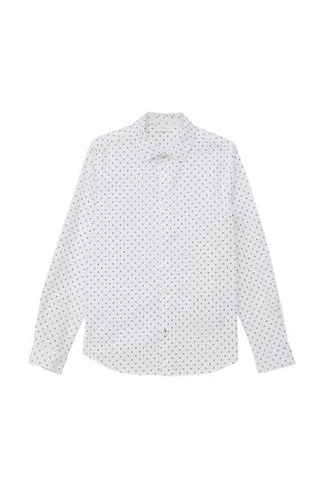 S.OLIVER Hemd 01B0_weiß Slim Fit