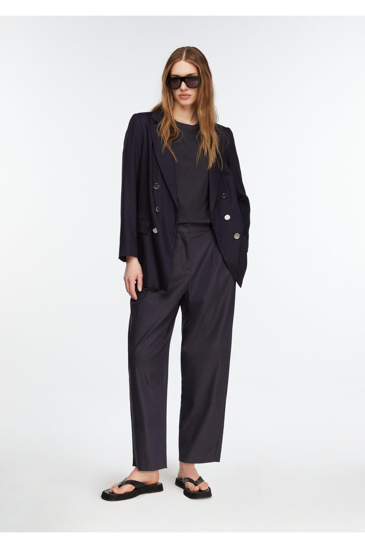 COMMA, Stoffhose 5976_navy Tapered, Bild 1