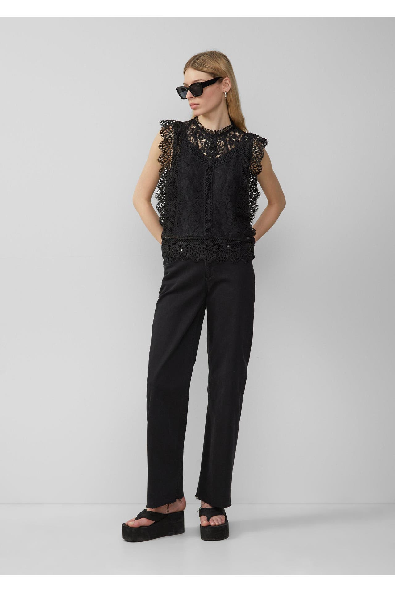 QS BY S.OLIVER Blusenshirt 9999_schwarz, Bild 1