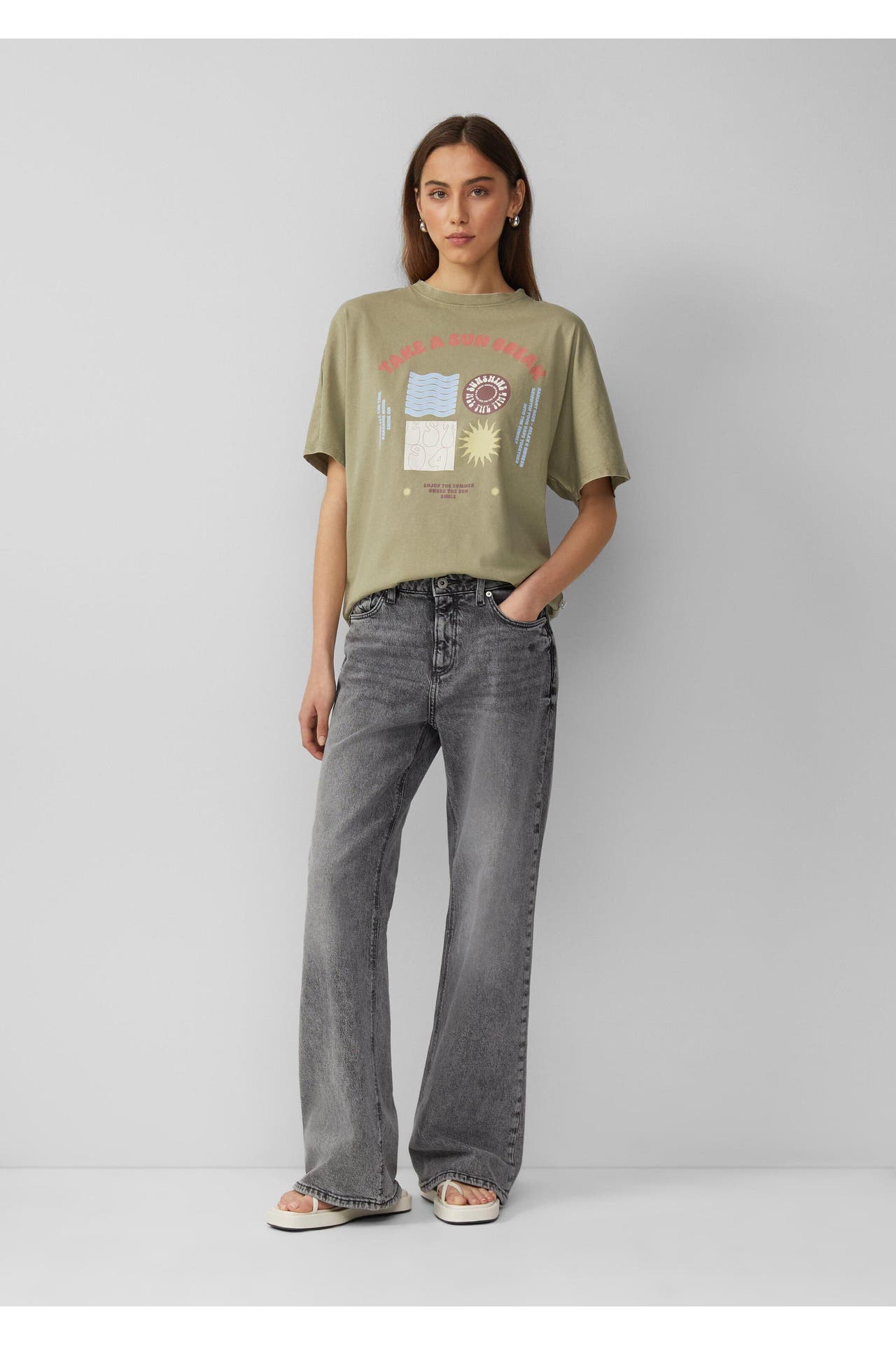 QS BY S.OLIVER T-Shirt 72D0_olivgrün, Bild 1