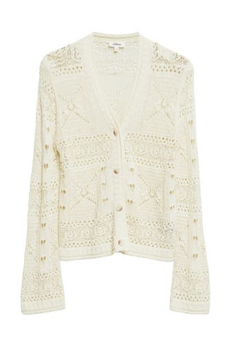 S.OLIVER Strickjacke 8000_helles beige