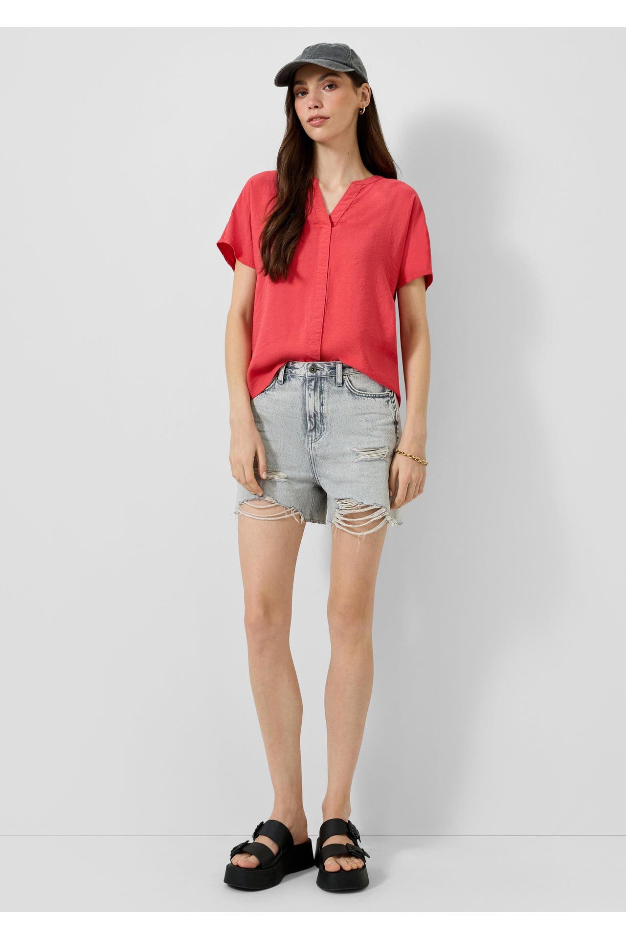 QS BY S.OLIVER Blusenshirt 3101_hellrot, Bild 1