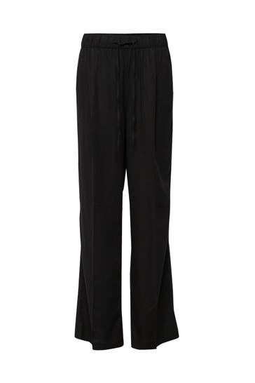 S.OLIVER Stoffhose 9999_schwarz Wide/ Loose Fit