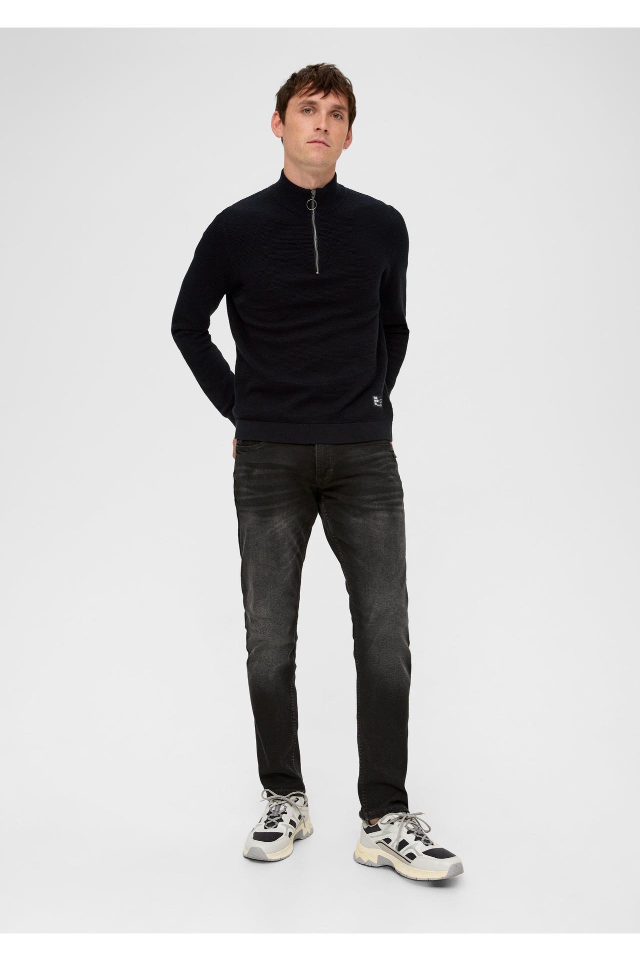 QS BY S.OLIVER Pullover 9999_schwarz, Bild 1