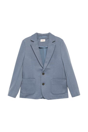 S.OLIVER Casual-Sakko 5409_hellblau Regular Fit