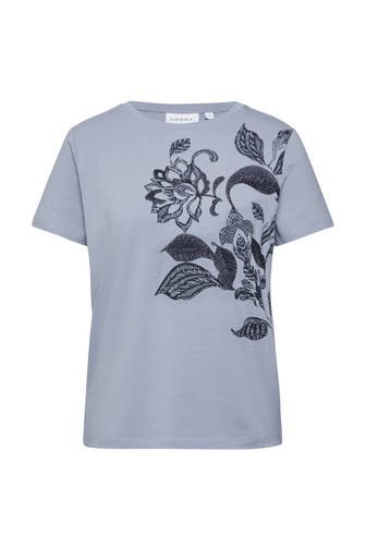 COMMA, T-Shirt 95E1_blau