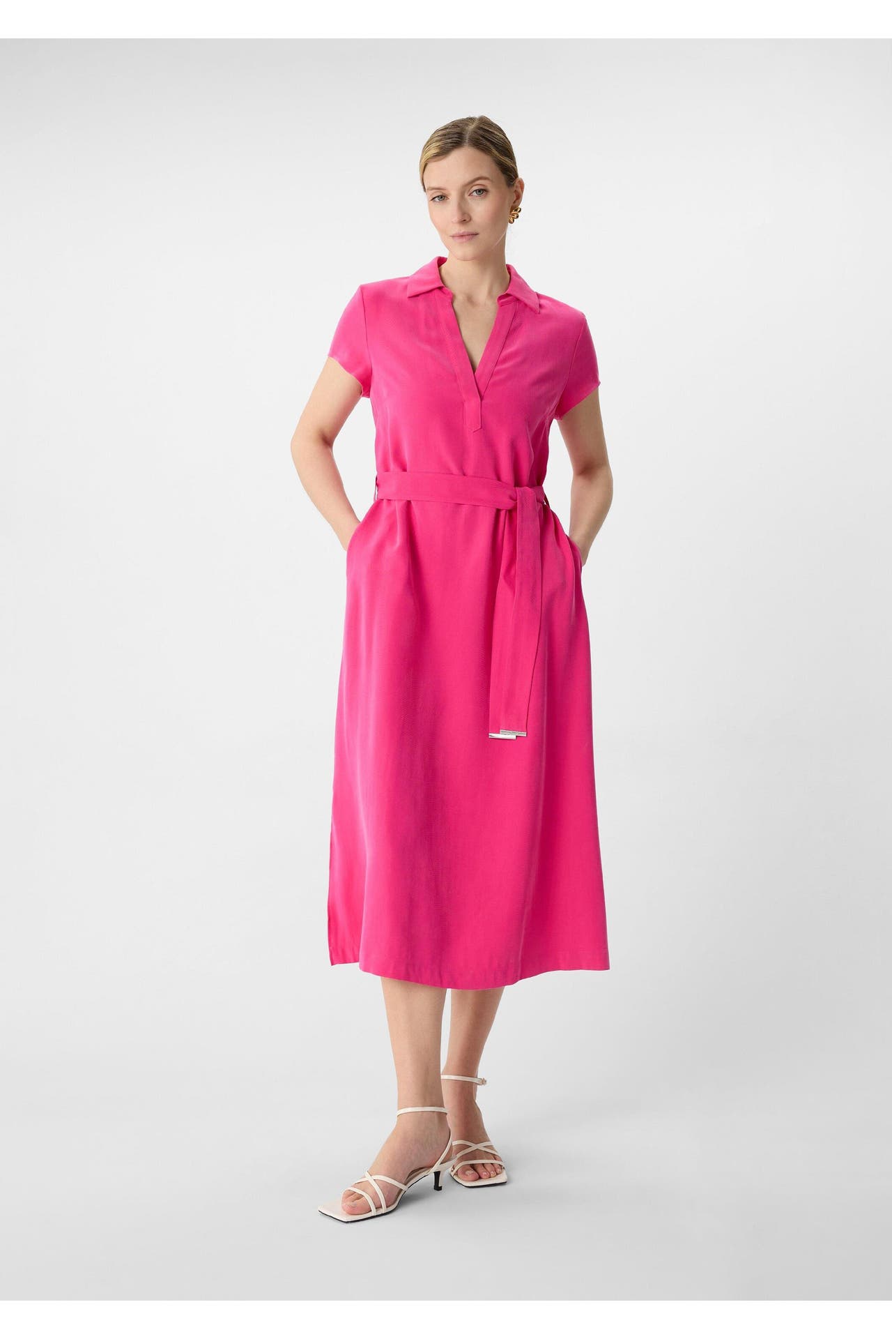 COMMA, Midikleid 4462_altrosa, Bild 1