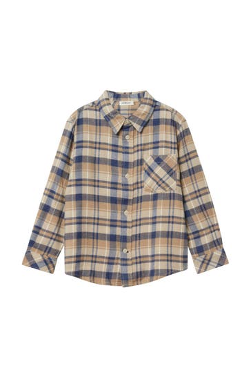 S.OLIVER Hemd 80N2_helles beige Regular Fit