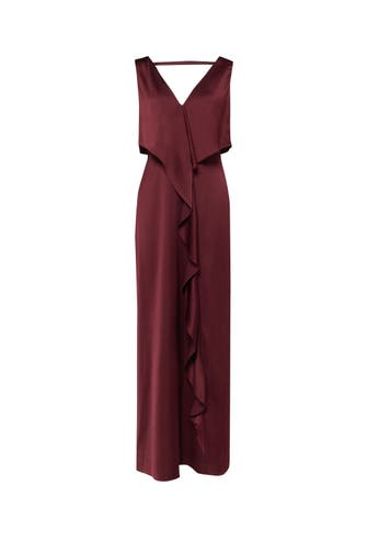 COMMA, Maxikleid 4917_bordeaux