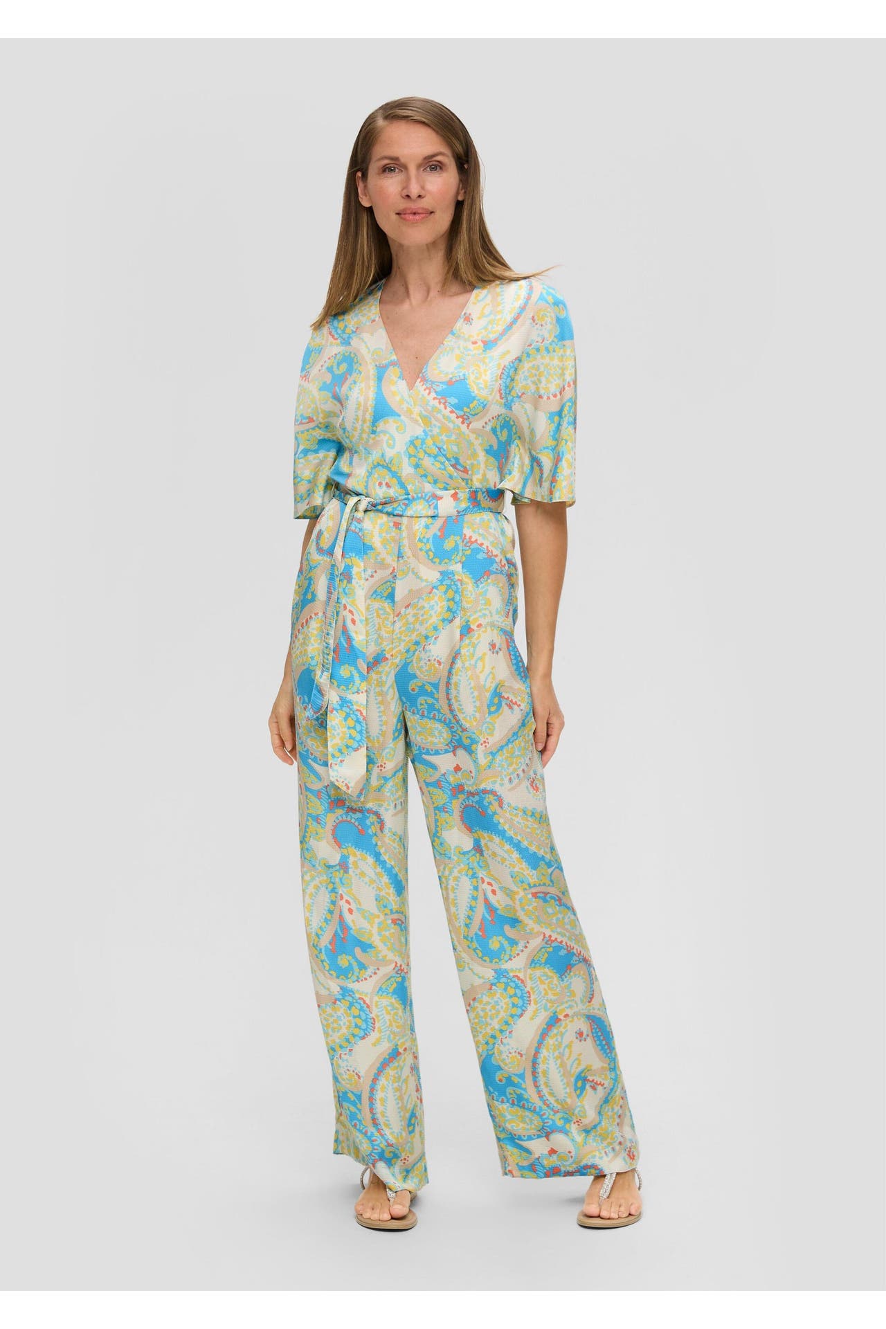 S.OLIVER Jumpsuit 02B4_ecru Tapered, Bild 1