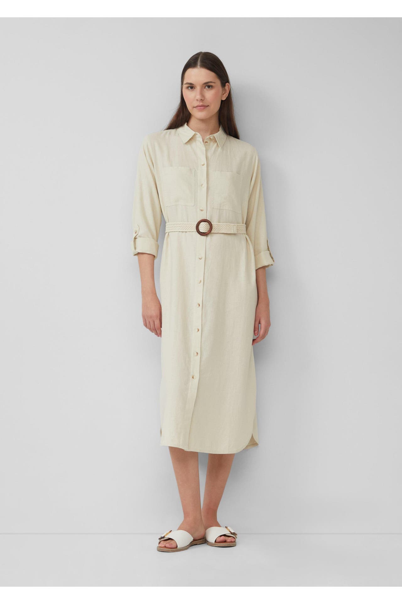 S.OLIVER Midikleid 0750_natur, Bild 1