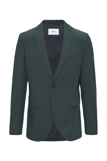 S.OLIVER Casual-Sakko S.OPURE 7974_tannengrün Slim Fit