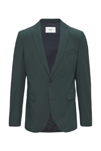 S.OLIVER Casual-Sakko S.OPURE 7974_tannengrün Slim Fit