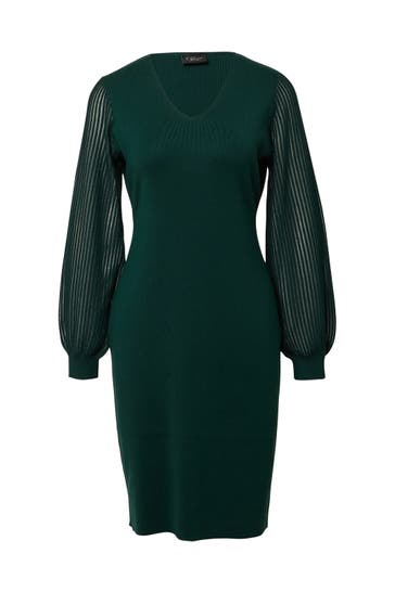 S.OLIVER Midikleid 6934_tannengrün