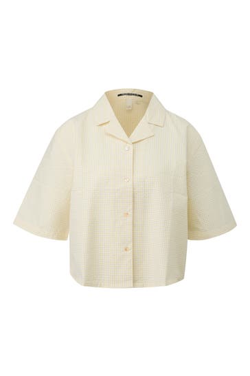 QS BY S.OLIVER Blusenshirt 11N0_helles zitrone