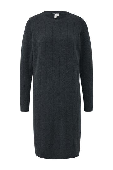 QS BY S.OLIVER Midikleid 98W0_dunkelgrau