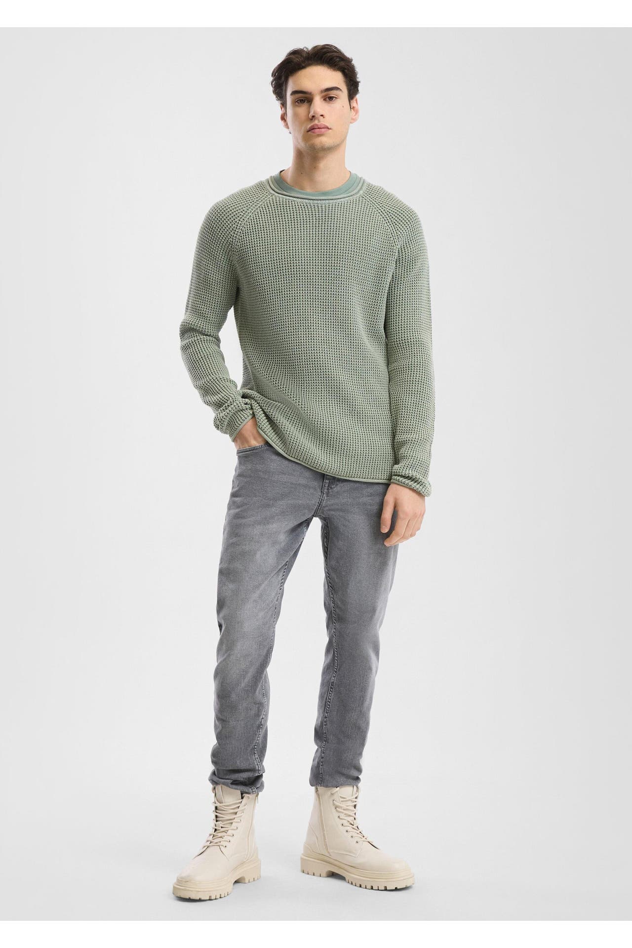 QS BY S.OLIVER Pullover 7380_olivgrün, Bild 1