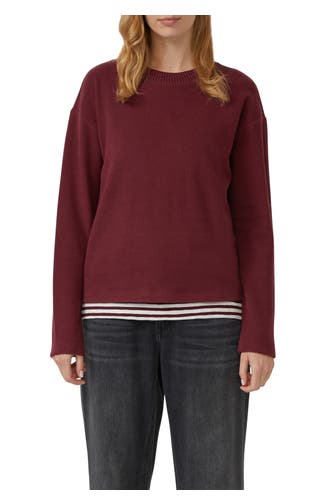 S.OLIVER Sweatshirt 3902_bordeaux