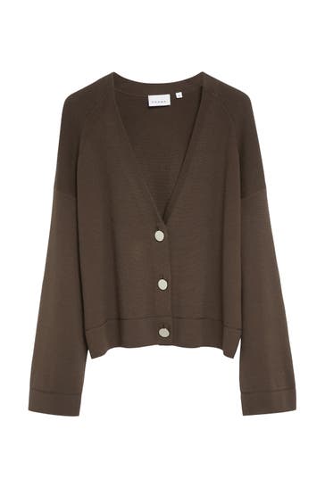 COMMA, Strickjacke 8943_dunkelbraun