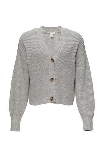 QS BY S.OLIVER Strickjacke 9400_grau meliert
