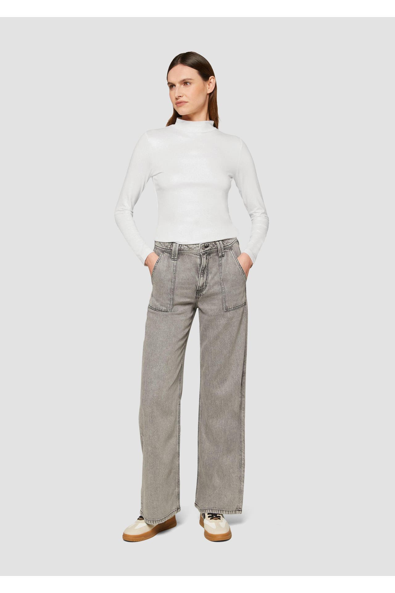 S.OLIVER Longsleeve 0010_silber, Bild 1