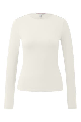 QS BY S.OLIVER Longsleeve 0200_creme