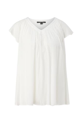 COMMA, T-Shirt 0120_weiß