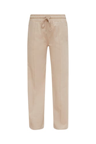 COMMA, Joggpant 8135_beige Wide/ Loose Fit