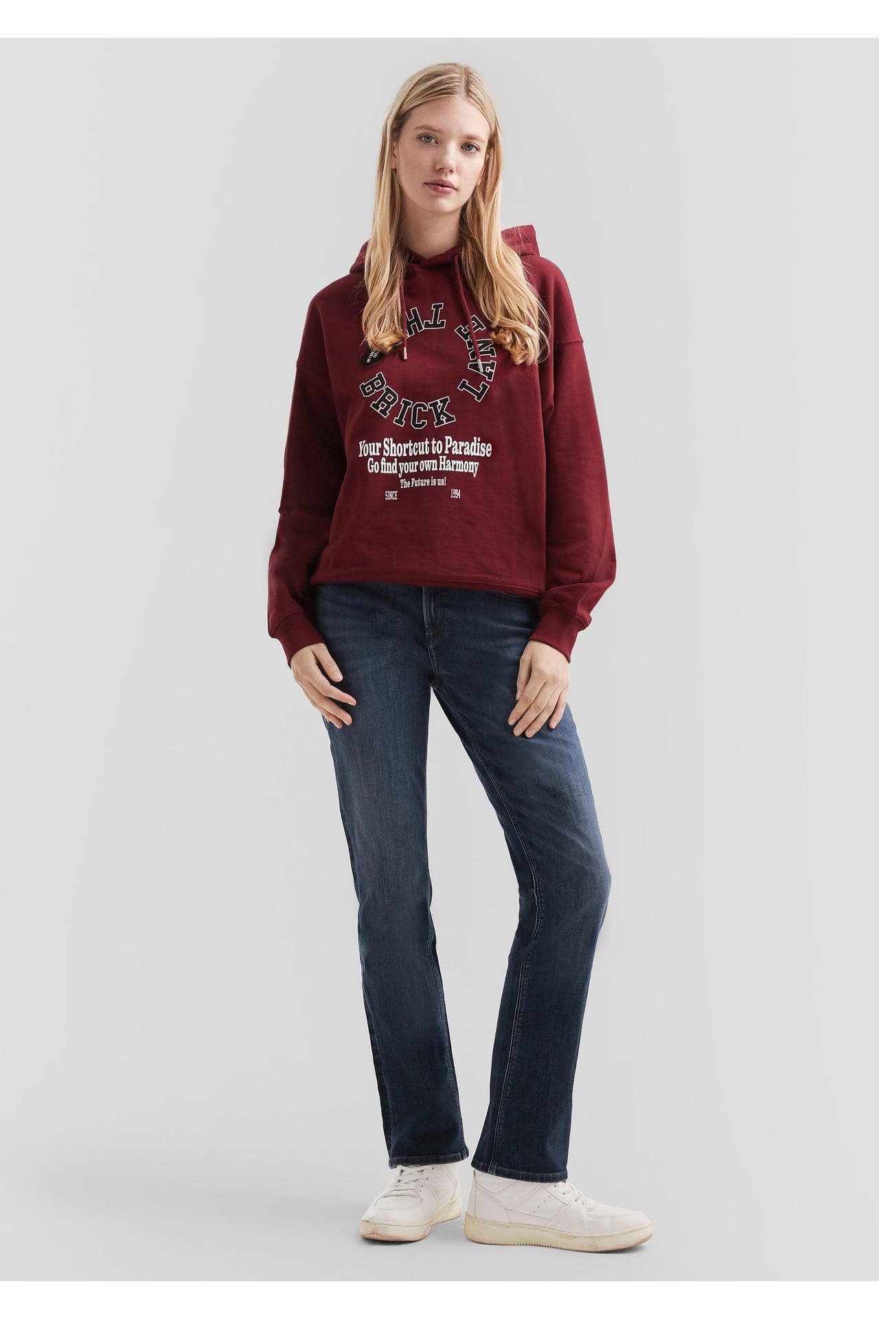 QS BY S.OLIVER Sweatshirt 39D0_bordeaux, Bild 1