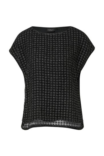 S.OLIVER Blusenshirt 9999_schwarz