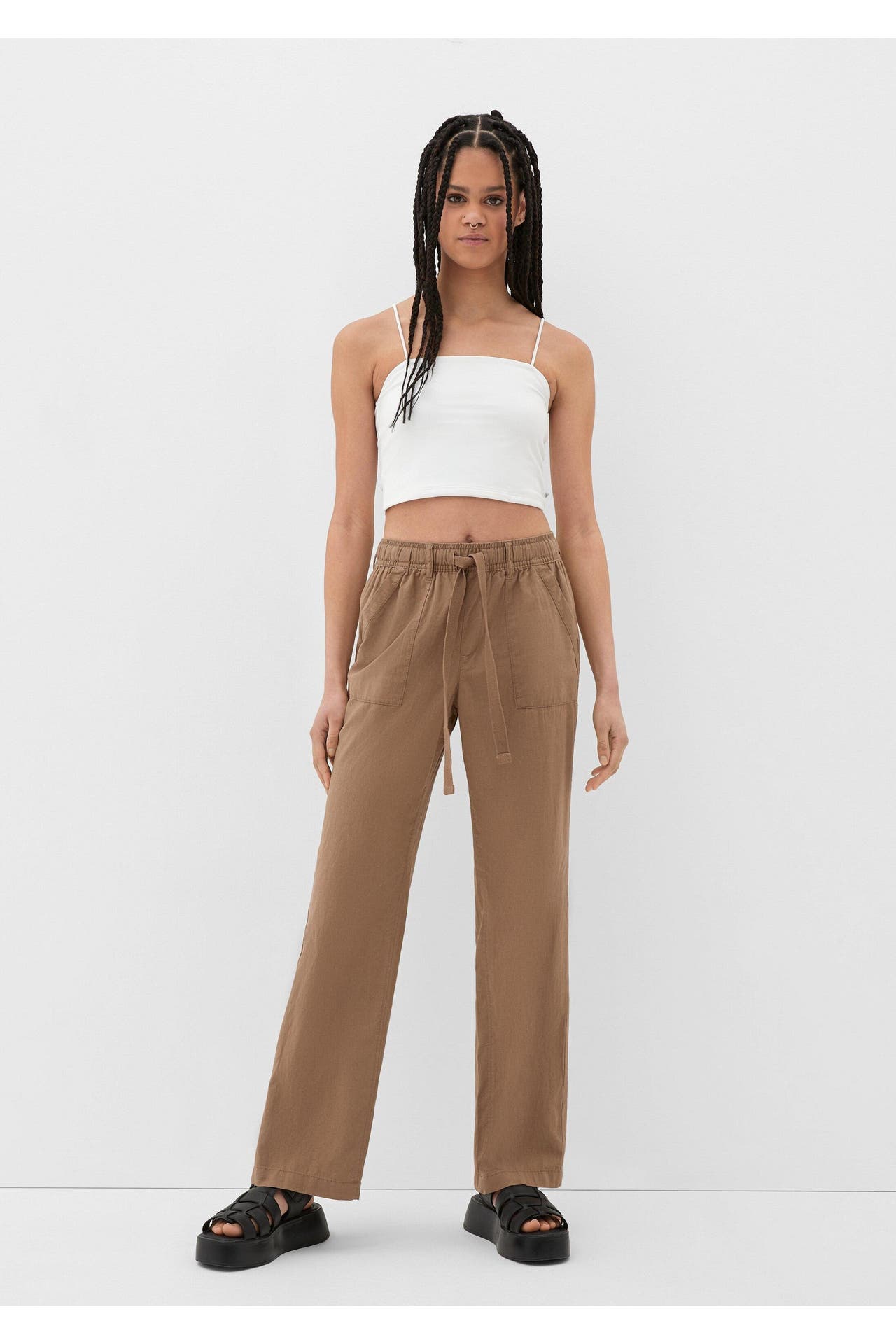 QS BY S.OLIVER Chino 8581_karamell Tapered, Bild 1