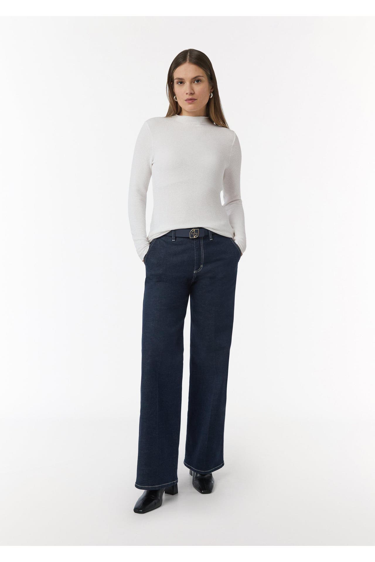 COMMA, Longsleeve 0100_weiß, Bild 1