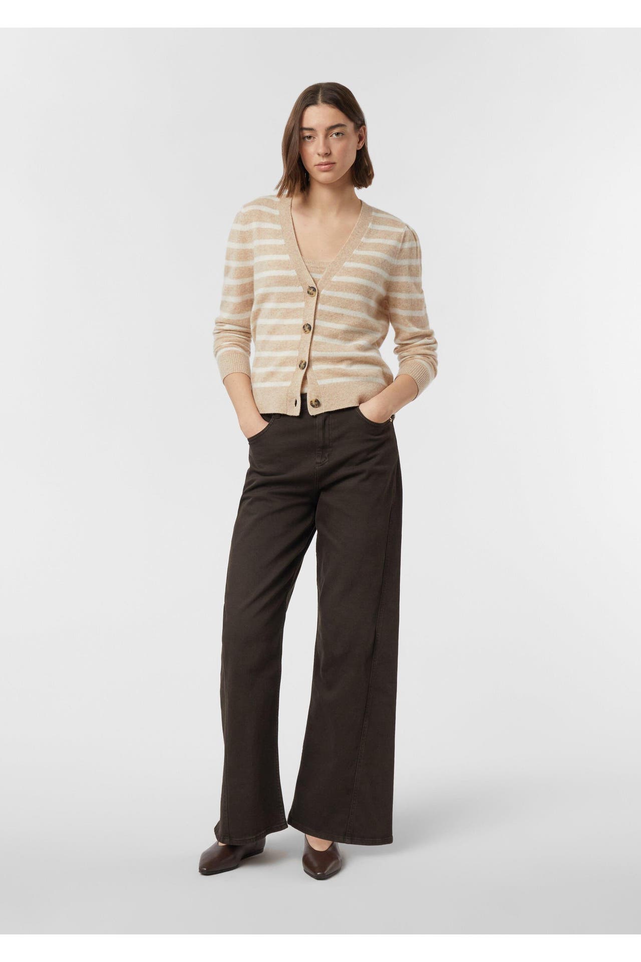 COMMA, Strickjacke 82G4_sandfarben, Bild 1