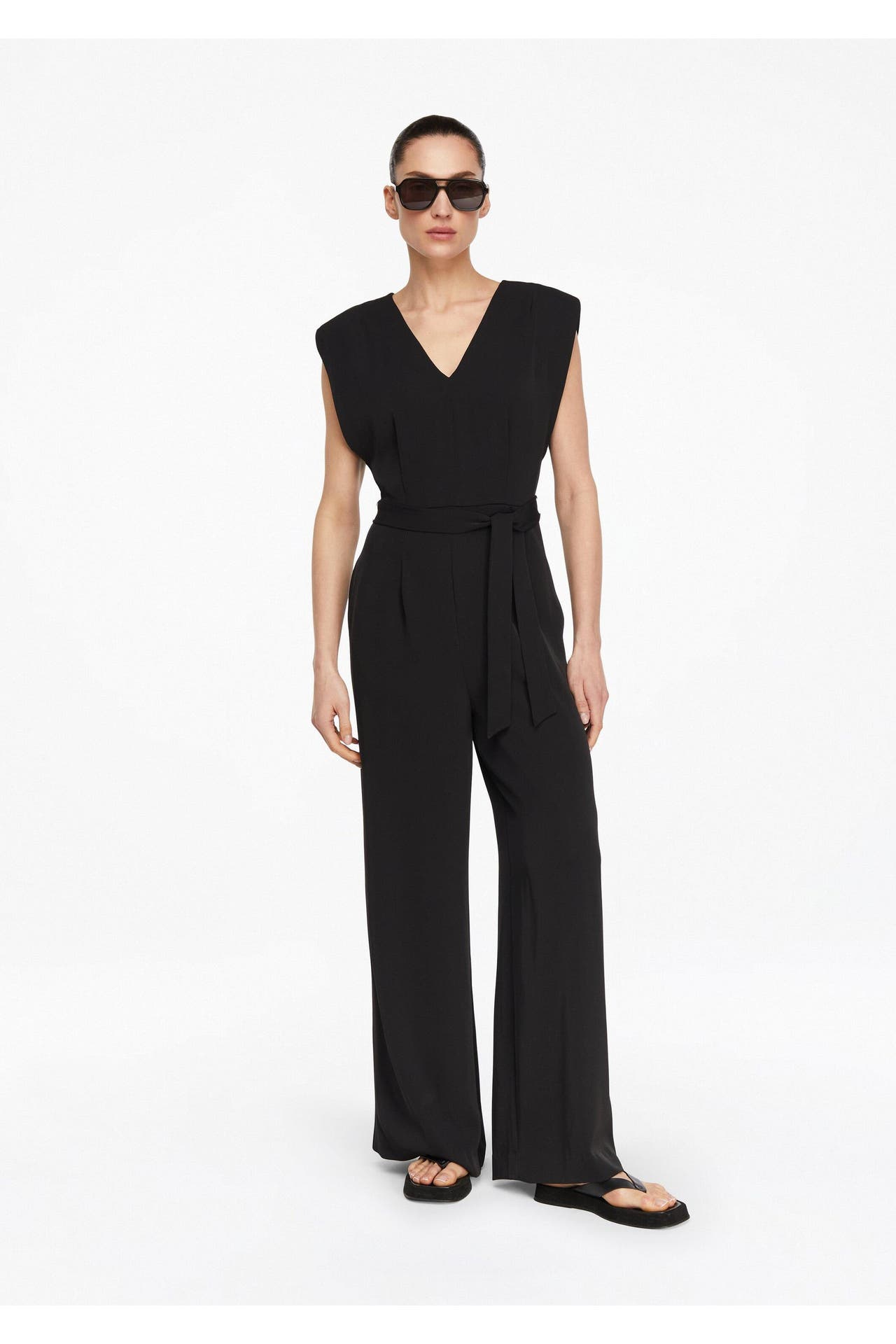 COMMA, Jumpsuit 9999_schwarz Wide/ Loose Fit, Bild 1