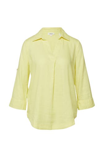 S.OLIVER Casual-Bluse 7111_hellgelb