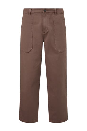 QS BY S.OLIVER Stoffhose 8626_cognac Tapered