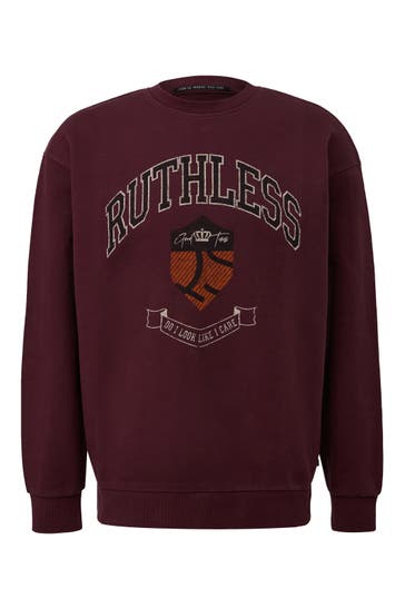 QS BY S.OLIVER Sweatshirt 49D0_bordeaux