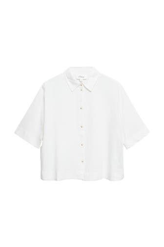 S.OLIVER Blusenshirt 0100_weiß