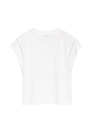 COMMA, T-Shirt 0100_weiß