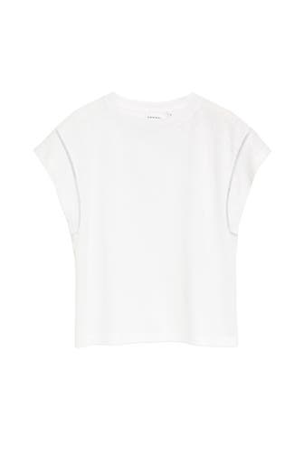 COMMA, T-Shirt 0100_weiß