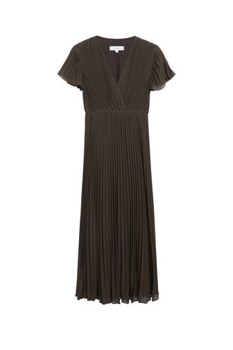COMMA, Maxikleid 8940_dunkelbraun