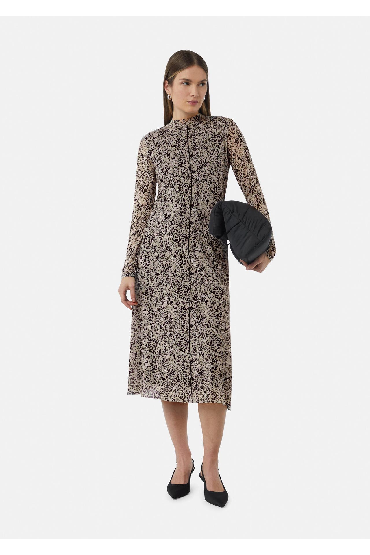 COMMA, Midikleid 84B0_sandstein, Bild 1
