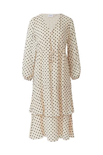 COMMA, Midikleid 81A9_beige