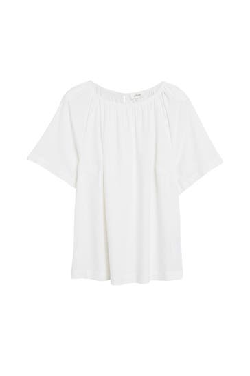 S.OLIVER Blusenshirt 0100_weiß