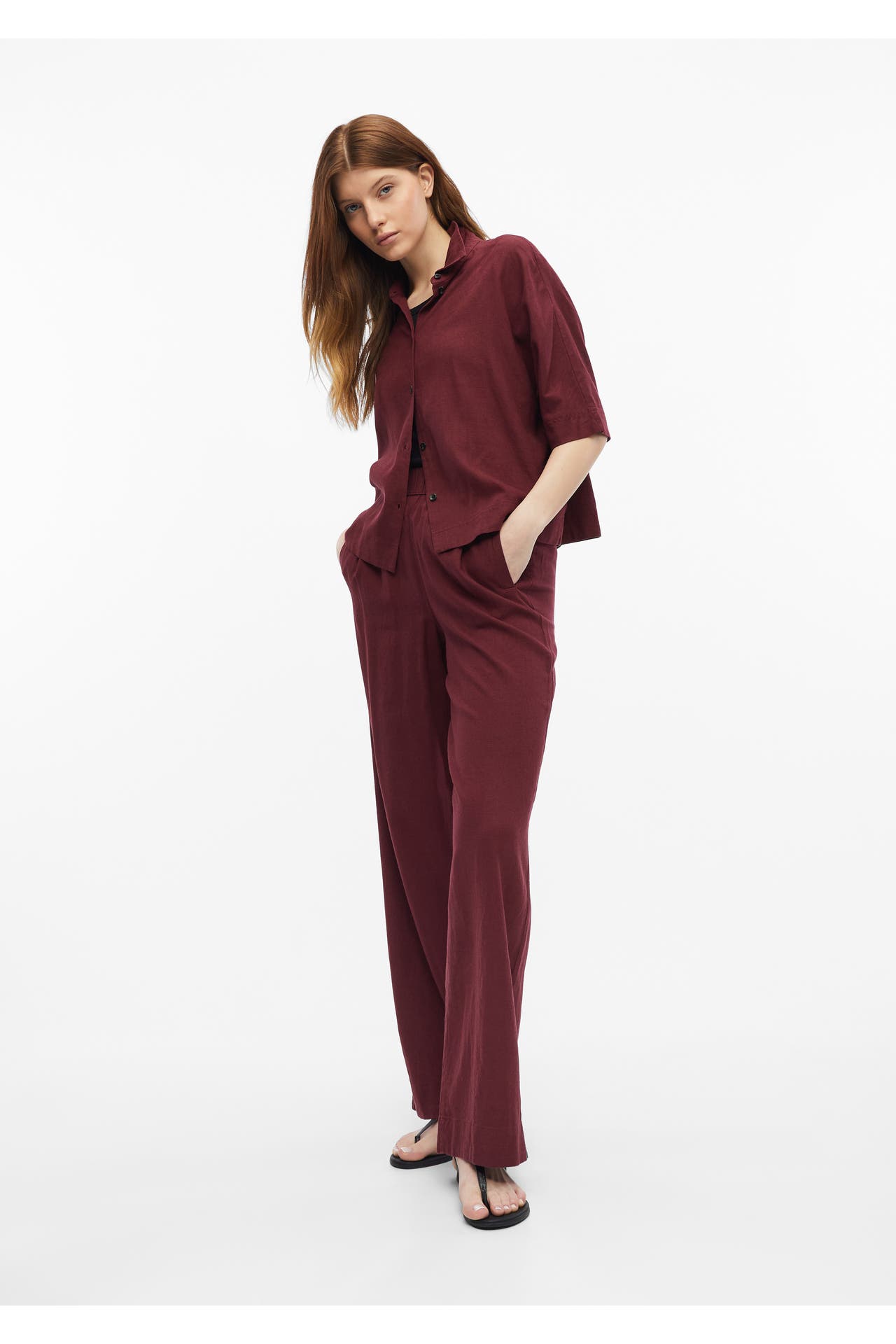 S.OLIVER Stoffhose 3903_bordeaux Tapered, Bild 1