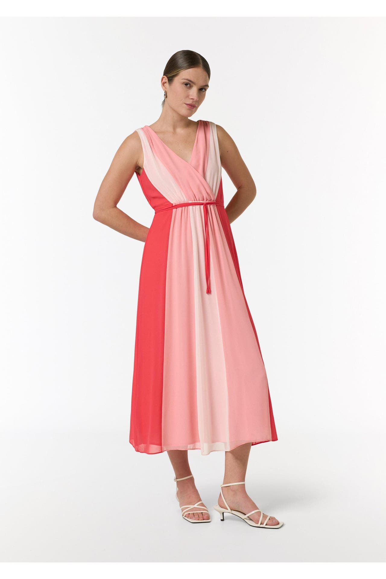 COMMA, Kleid 42S5_korallrot, Bild 1