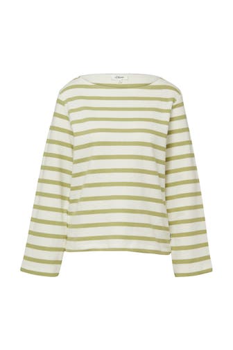 S.OLIVER Sweatshirt 72G2_helles olivgrün